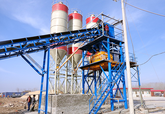 農村投資建設一套小型攪拌站多少錢？